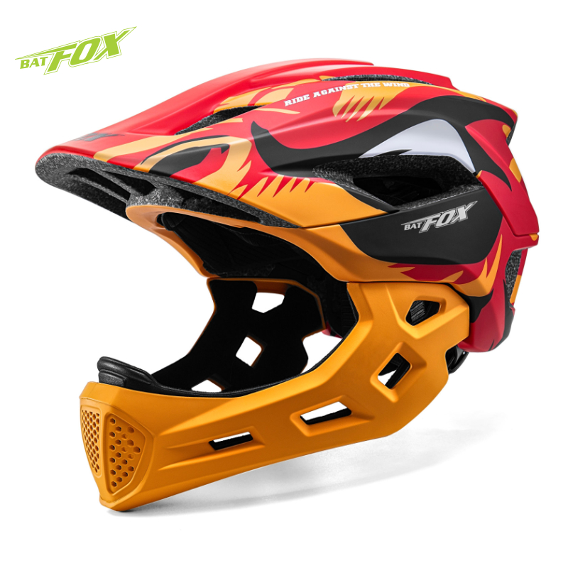Cycling Protective Gear Kids - BATFOX Kids Full Face Bike Helmet