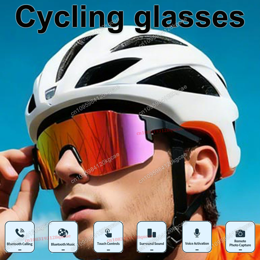 Cycling Glasses - Cycling Smart Glasses HD Bluetooth Call