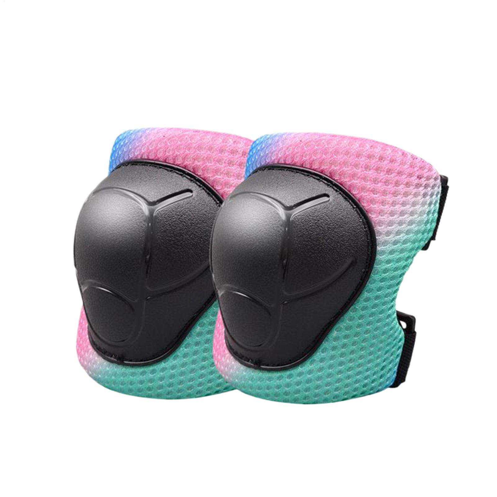 Cycling Gear Girls - Kids Knee And Elbow Pads Shock-Absorbing