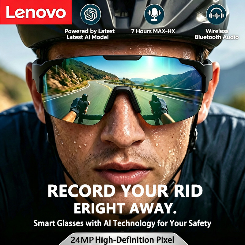 Cycling Glasses - Lenovo 2400W AI Smart Cycling Glasses