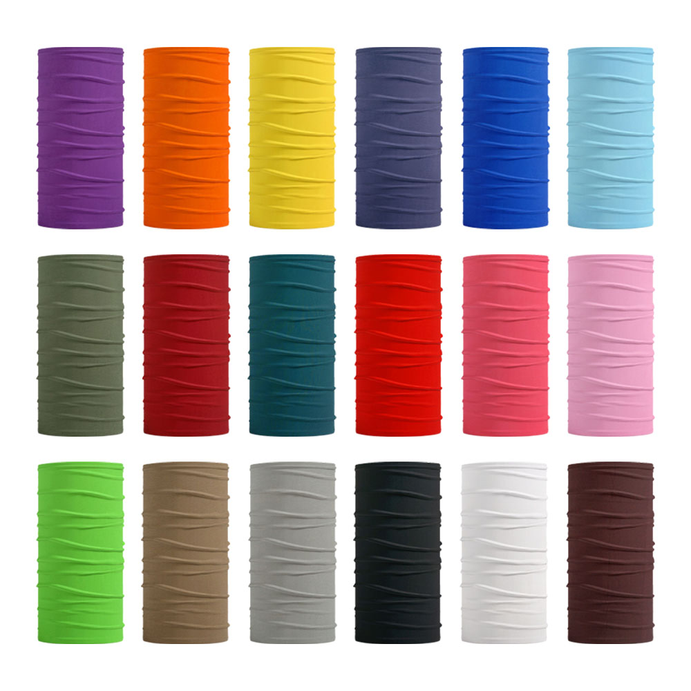 Cycling Gear - Seamless Solid Color Bandanas Men Women