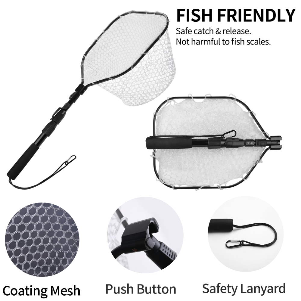 Mult Fly Fishing Landing Net A - Cycling Landing Gear 评论和价格
