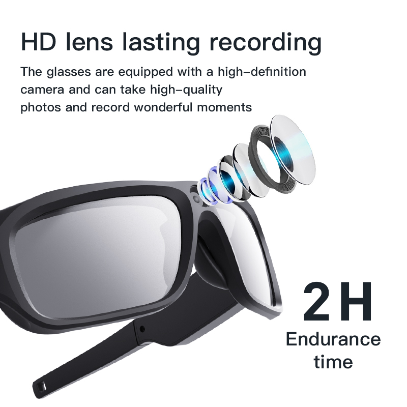 4K HD Smart Glasses Camera Min - Cycling Glasses 评论和价格