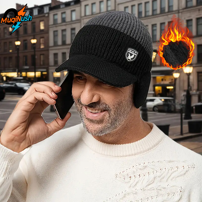 MuqiNush Winter Warm Beanie wi - Cycling Gear Weather 评论和价格
