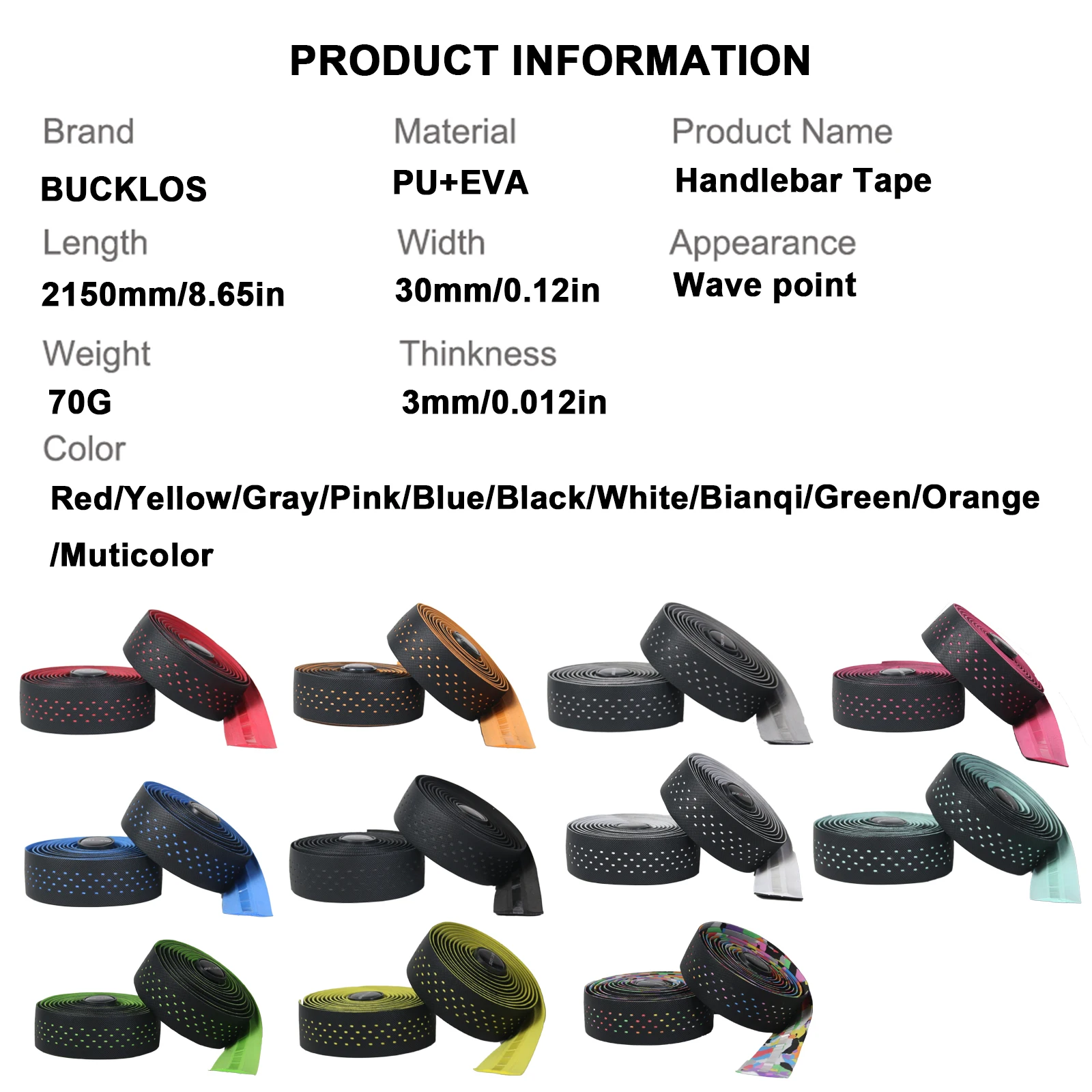 BUCKLOS Professional Gravel Bi - Bike Handlebar Tape 评论和价格