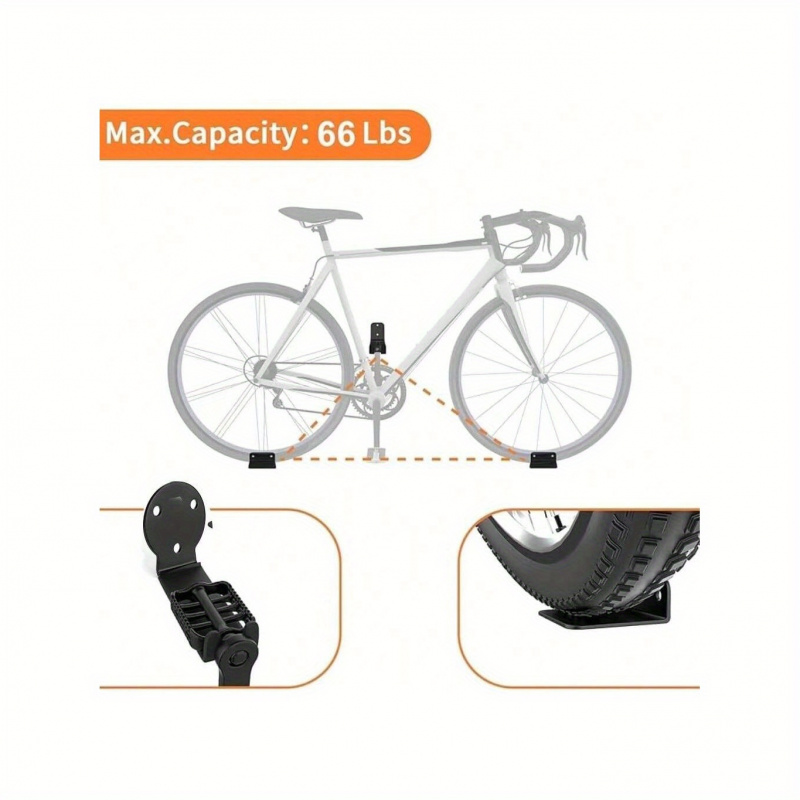 Iron Horizontal Bike Pedal Han - Cycling Gear Wall Storage 评论和价格