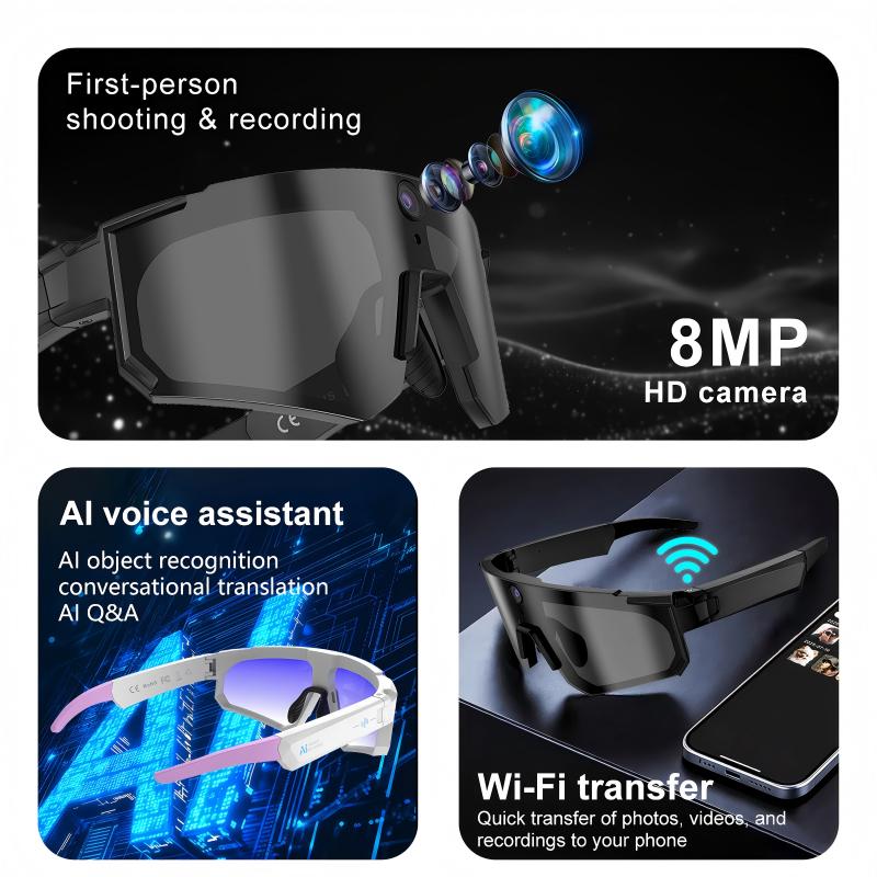 Lenovo AI Smart Glasses ChatGP - Cycling Glasses 评论和价格
