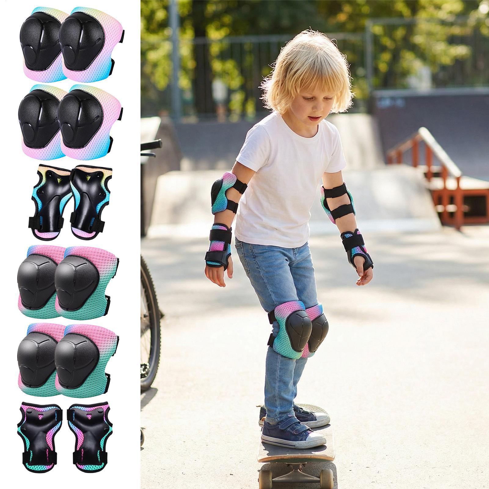 Kids Knee And Elbow Pads Shock - Cycling Gear Girls 评论和价格