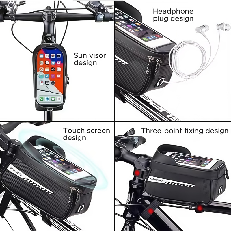 Waterproof Sun Visor Touch Scr - Cycling Gear Travel Bag 评论和价格