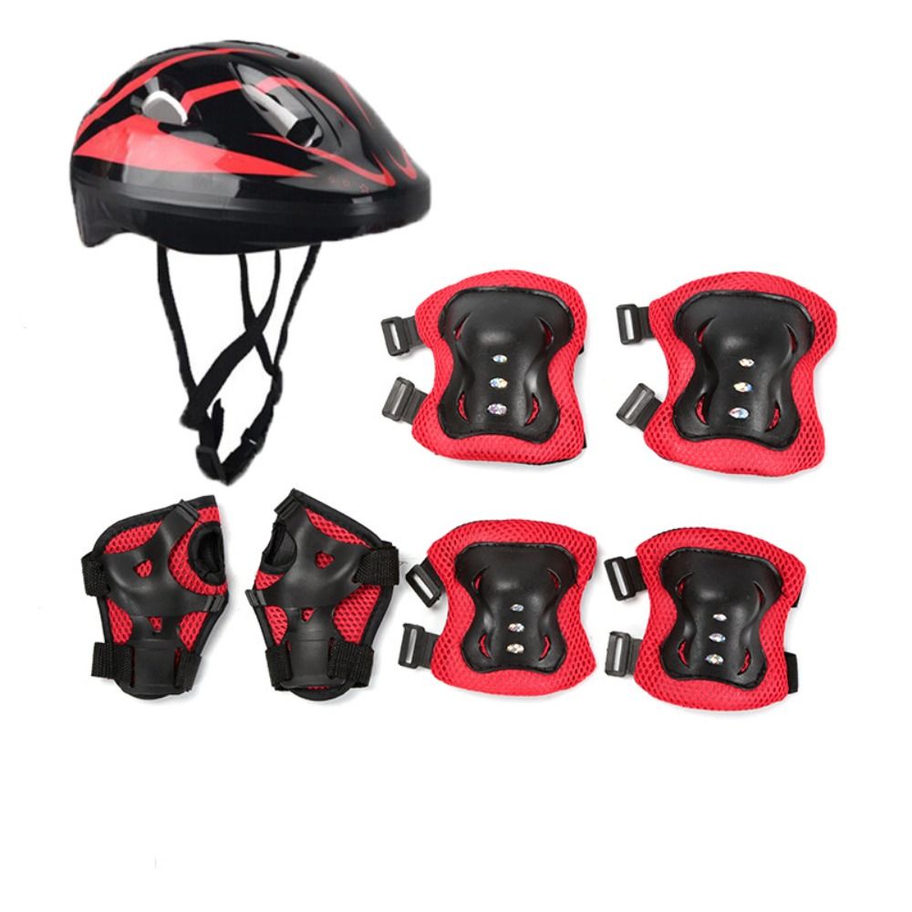 Kids Helmet Knee Elbow Pads Wr - Cycling Protective Gear Kids 评论和价格