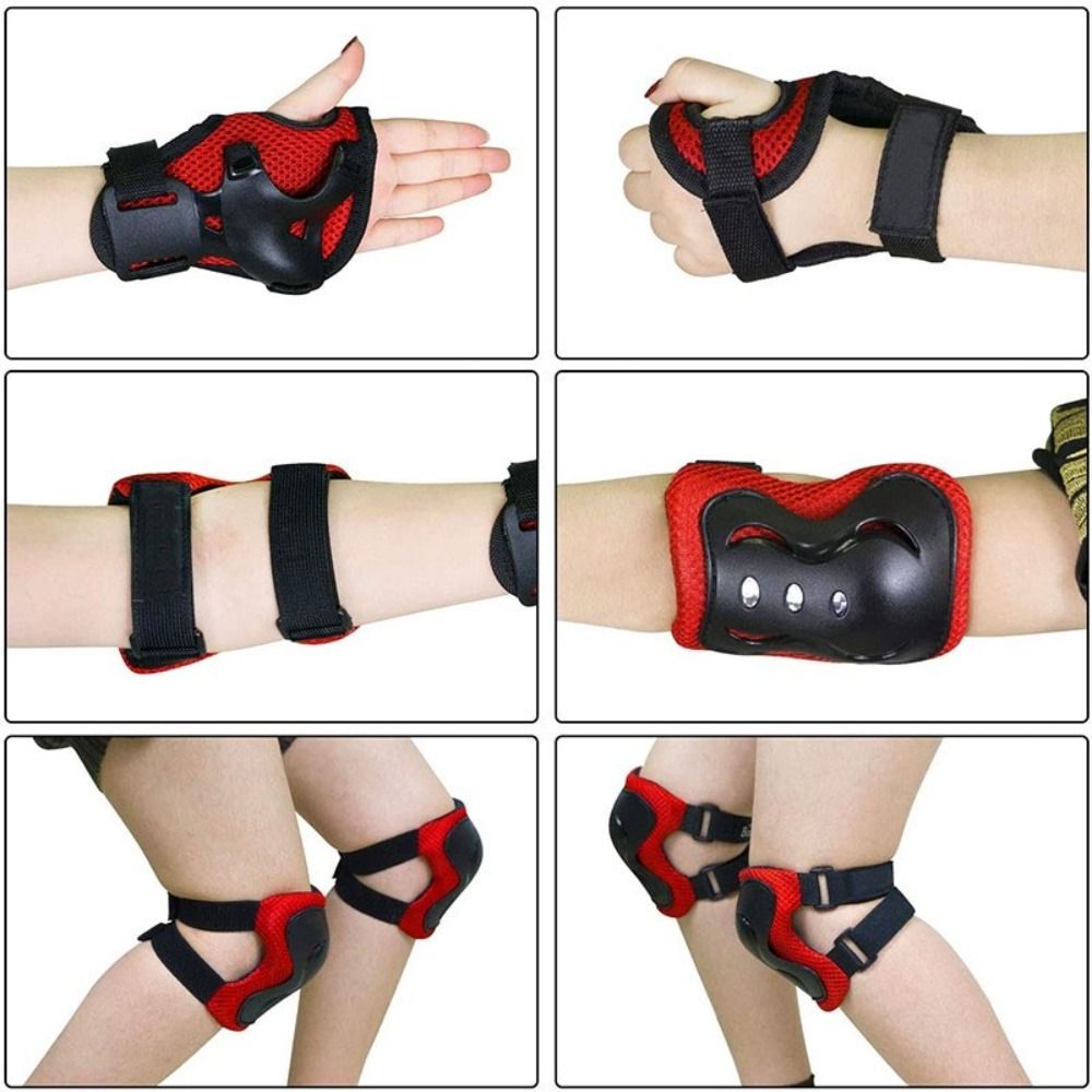 Kids Helmet Knee Elbow Pads Wr - Cycling Protective Gear Kids 评论和价格