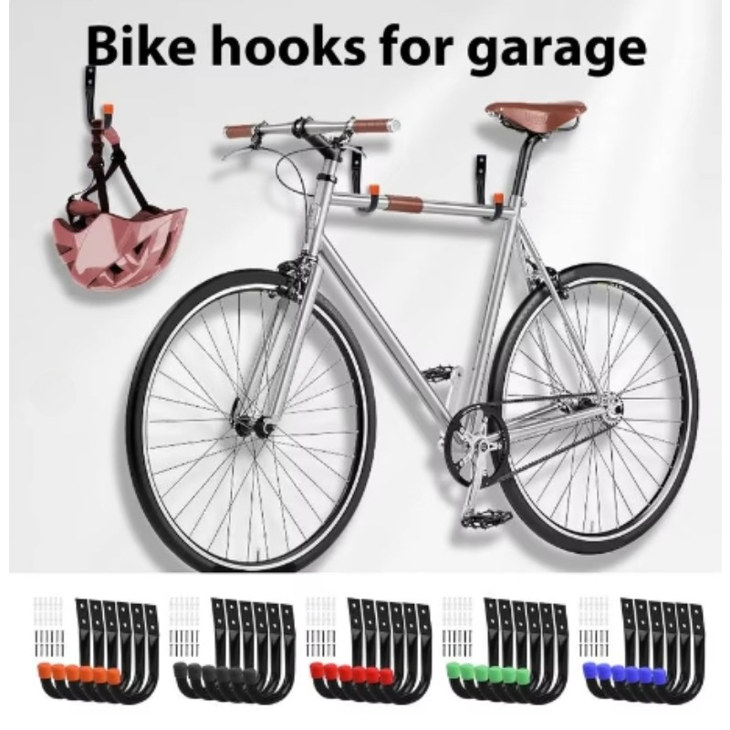 6PCS/Set Bike Wall Mount Hooks - Cycling Gear Wall Storage 评论和价格