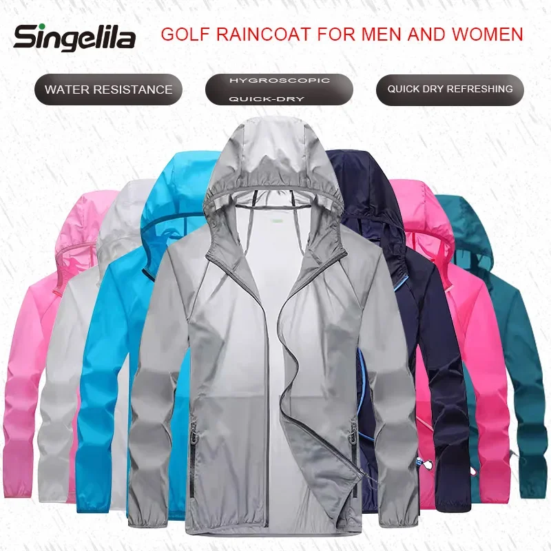Golf Raincoat Lightweight Jack - Cycling Gear Waterproof 评论和价格