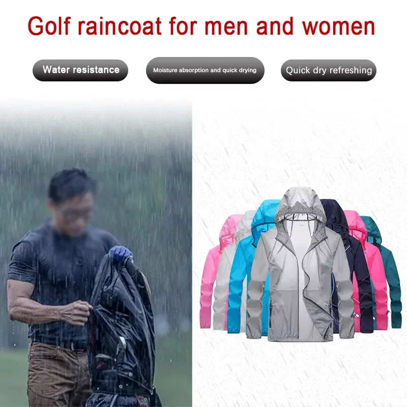 Golf Raincoat Lightweight Jack - Cycling Gear Waterproof 评论和价格