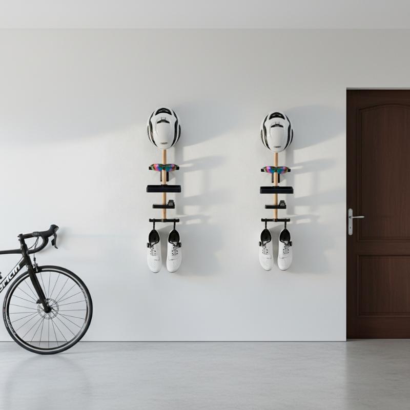 Bicycle Desktop Organizer Disp - Cycling Gear Wall Storage 评论和价格