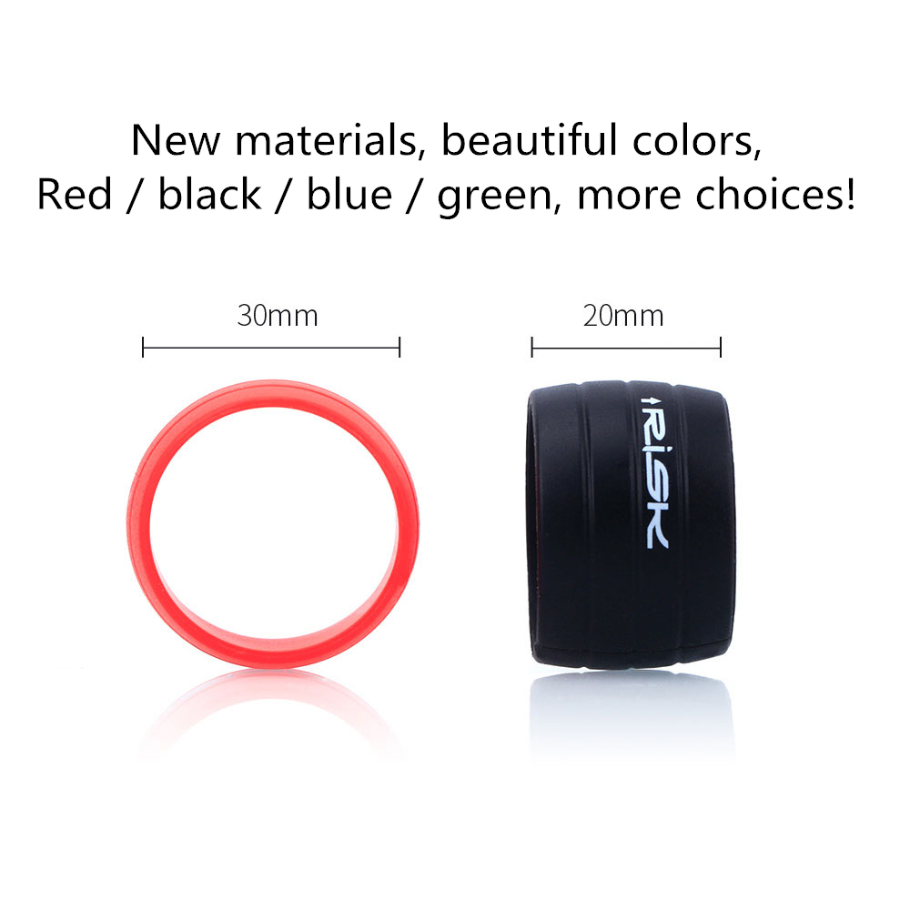 RISK 2pcs Anti-Slip Silicone R - Bike Handlebar Tape 评论和价格