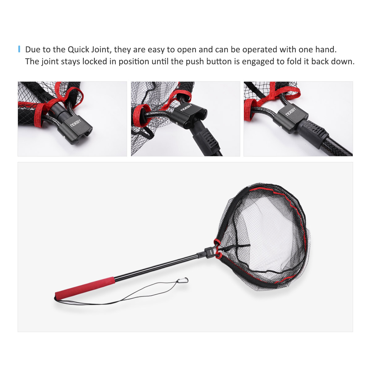 NOEBY Folding Landing Net 60cm - Cycling Landing Gear 评论和价格