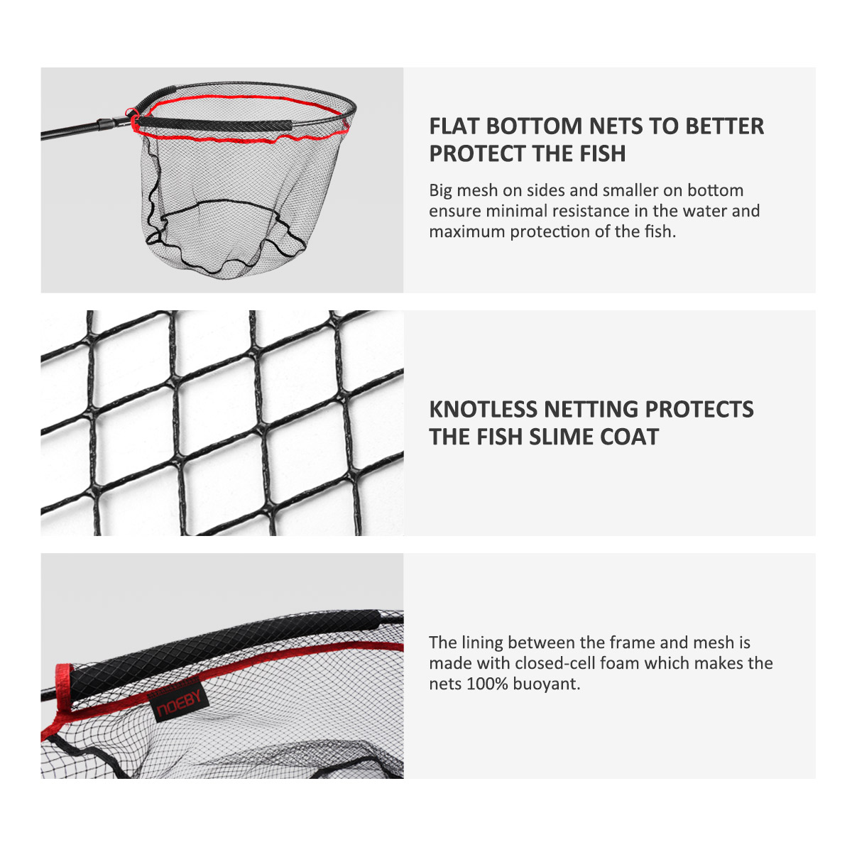 NOEBY Folding Landing Net 60cm - Cycling Landing Gear 评论和价格