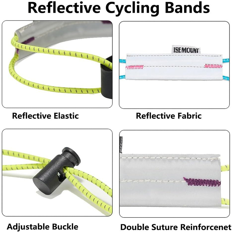 Reflective Cycling Pants Strap - Cycling Gear 评论和价格