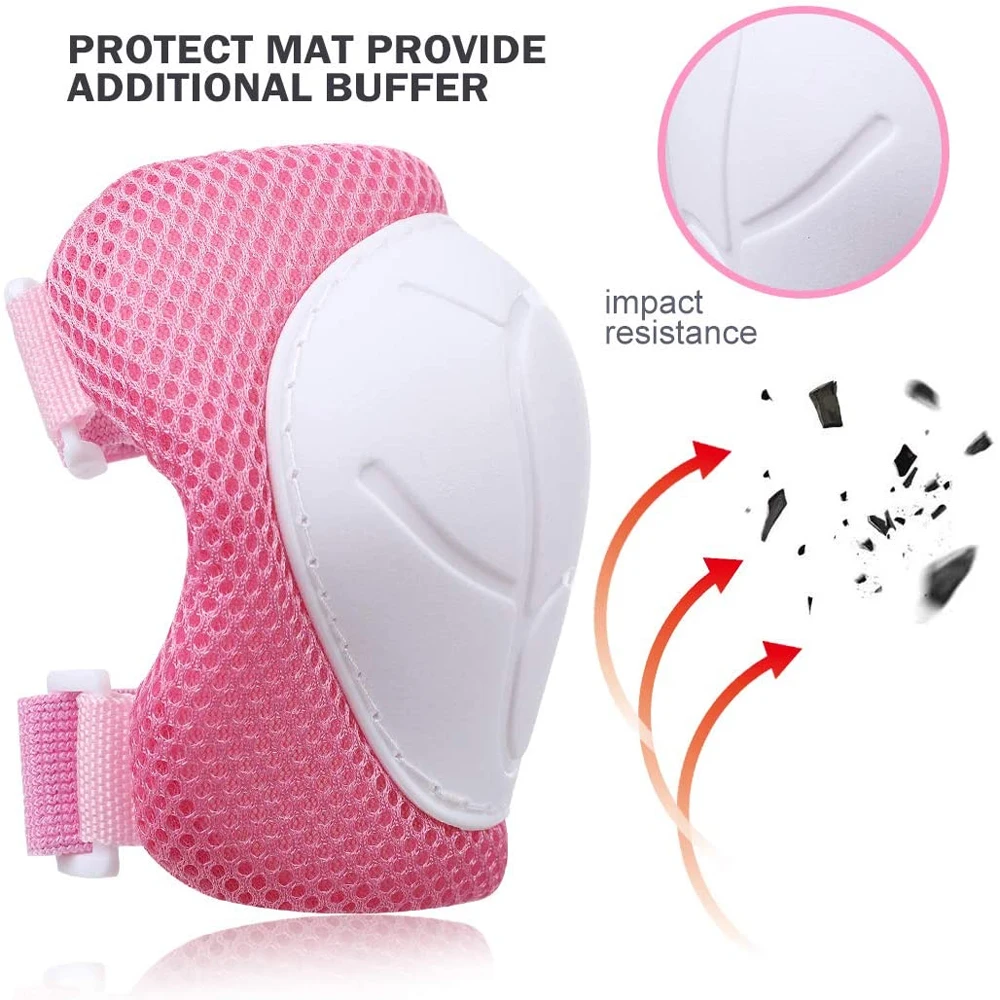 GOMOREON 6Pcs/Set Kids Knee Pa - Cycling Protective Gear Kids 评论和价格