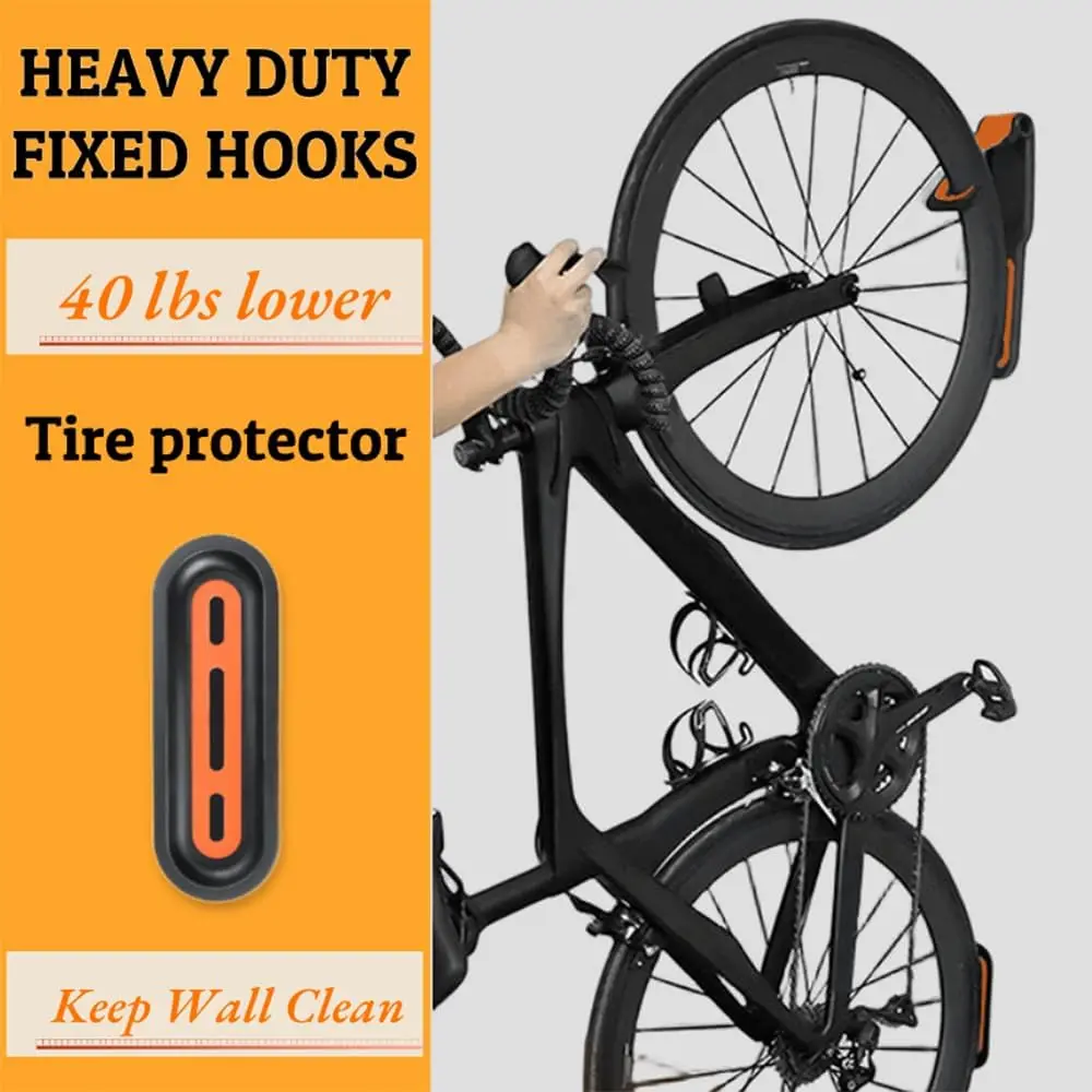 1PC Bicycle Wall Mount Rack Mt - Cycling Gear Wall Storage 评论和价格
