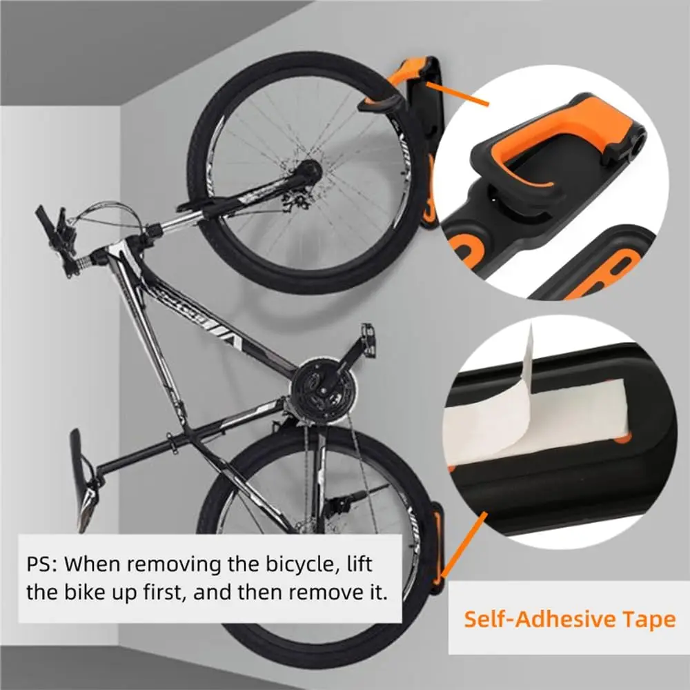 1PC Bicycle Wall Mount Rack Mt - Cycling Gear Wall Storage 评论和价格
