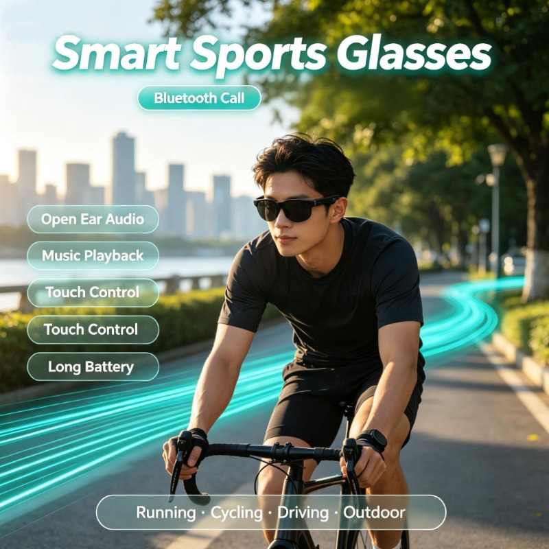 Smart Sports Glasses Open Ear  - Cycling Glasses 评论和价格