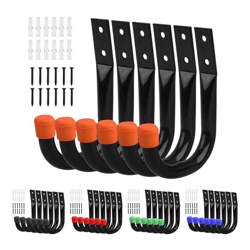 6PCS/Set Bike Wall Mount Hooks - Cycling Gear Wall Storage 评论和价格