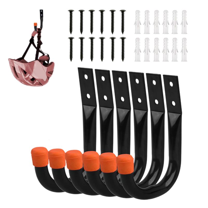 6PCS/Set Bike Wall Mount Hooks - Cycling Gear Wall Storage 评论和价格