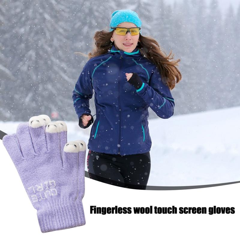 Warm Gloves For Women Elastic  - Cycling Gear Weather 评论和价格