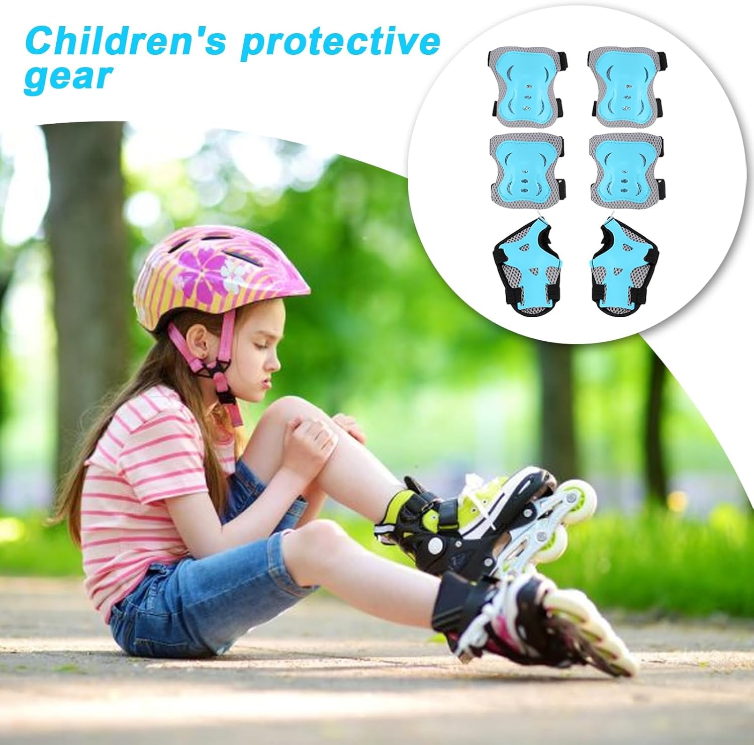 Kids Knee Pads Elbow Pads Age  - Cycling Gear Girls 评论和价格