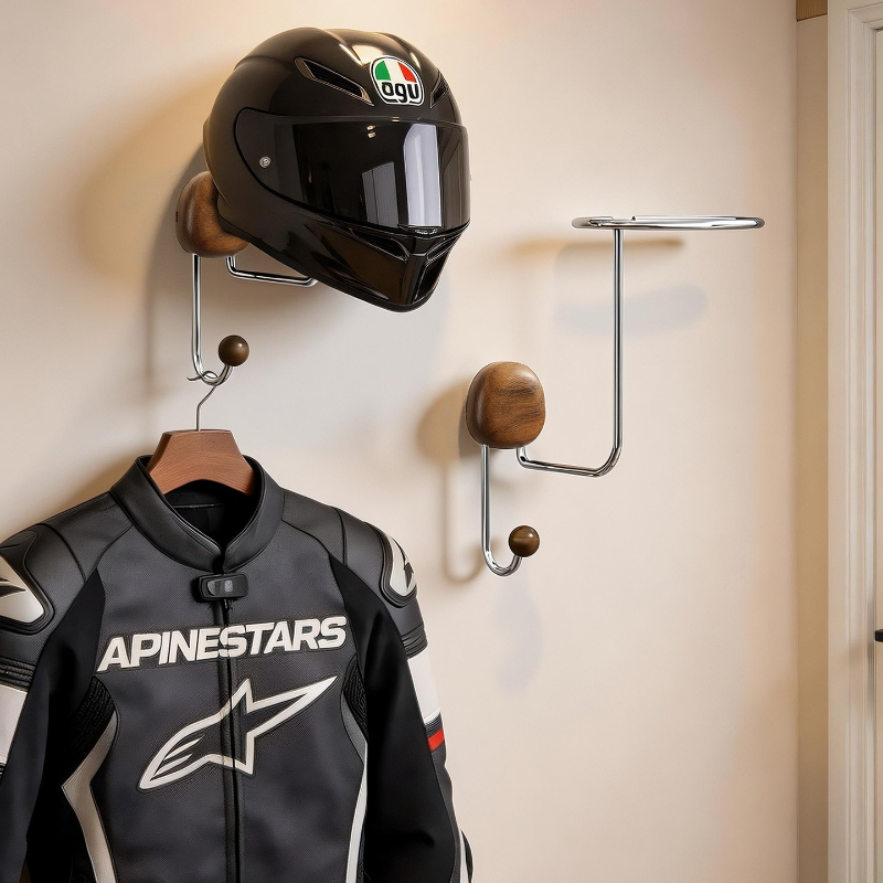 Wall Mount Helmet Storage Rack - Cycling Gear Wall Storage 评论和价格