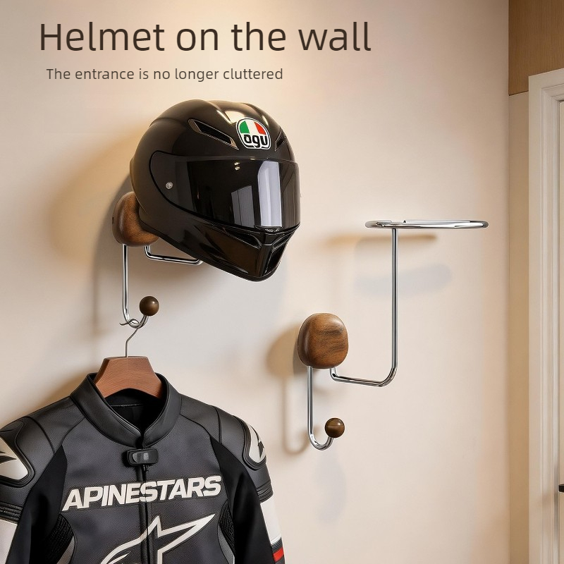 Wall Mount Helmet Storage Rack - Cycling Gear Wall Storage 评论和价格