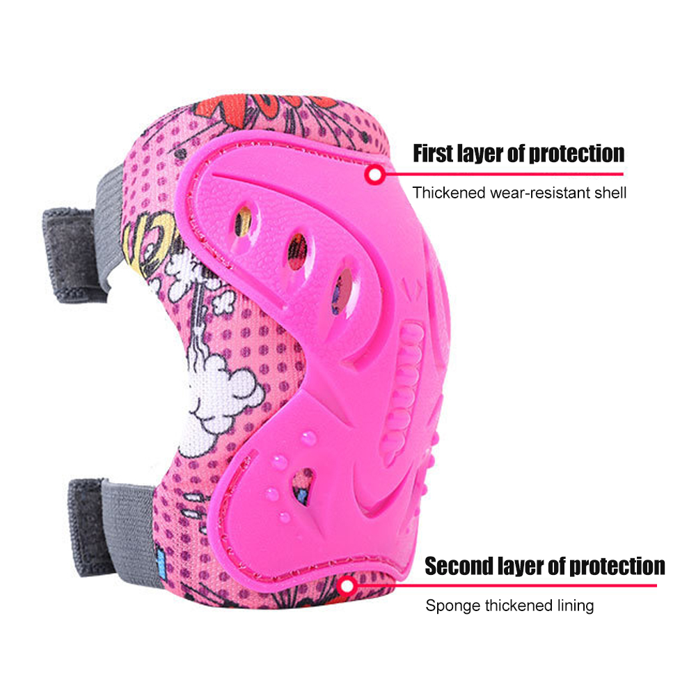6Pcs Kids 3-12 Years Knee Elbo - Cycling Protective Gear Kids 评论和价格