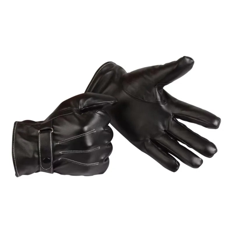 Men's Gloves PU Leather Plush  - Cycling Hand Gear 评论和价格
