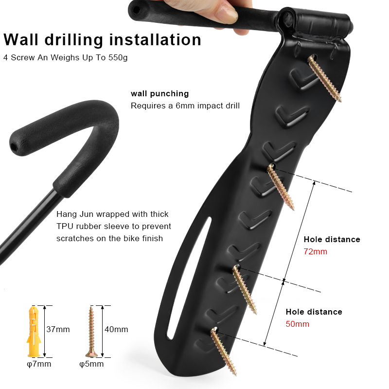 Bicycle Stand Wall Mount Bike  - Cycling Gear Wall Storage 评论和价格